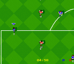 Kick Off (Europe) In game screenshot